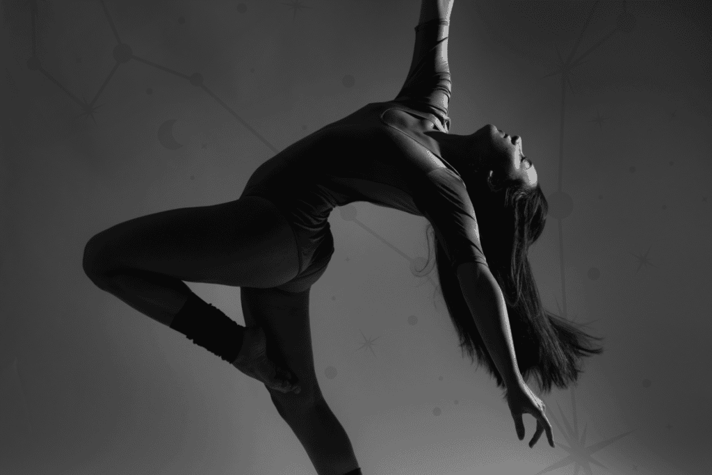 woman dancing, flowing