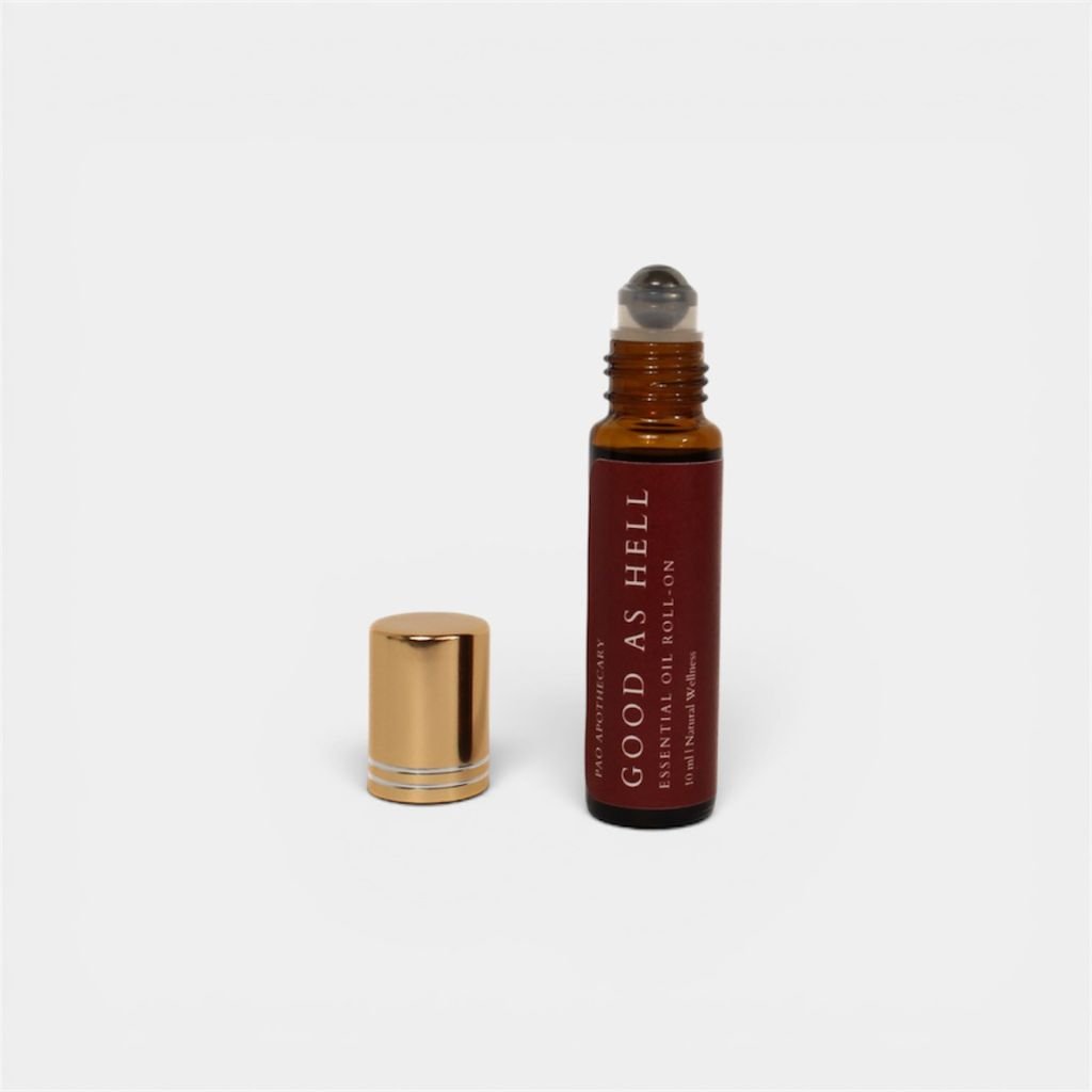 bergamot essential oil roller with neroli and geranium